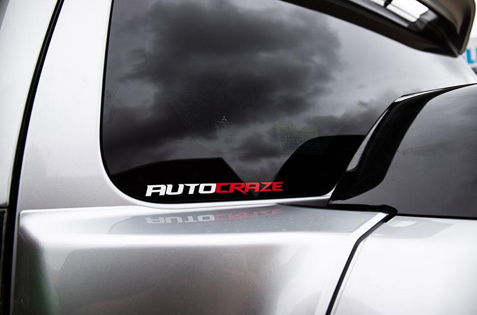 MITSUBISHI PAJERO HOSS XD II SATIN BLACK DARK TINT